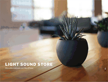 Tablet Screenshot of lightsoundstore.com